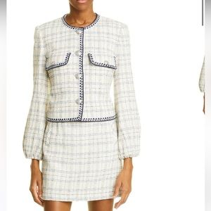 COPY - Brim Embroidered Collarless Blazer and skirt
VERONICA BEARD